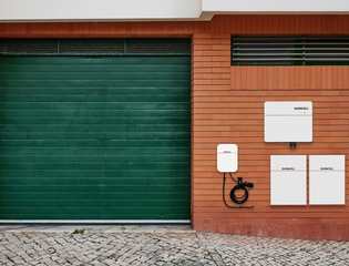 Dura5, Dura-i and DuraCharger mounted on exterior wall