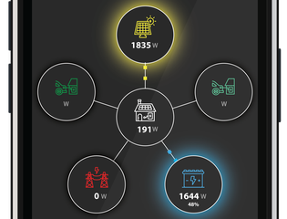 Duracell Energy mobile phone app home screen