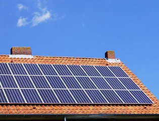 Solar Panels on a House